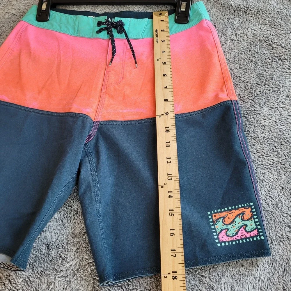 Billabong Recycler 50 PRO Boardshorts Boys Size 27 Swim‎ Shorts Surfer 16387